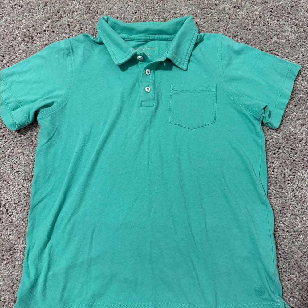 Lilly Pulitzer Green Polo Classic Short Sleeve Shirt